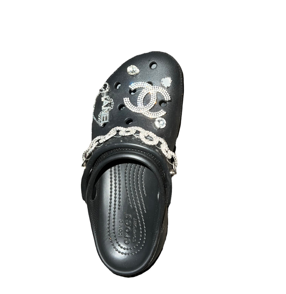 Crocs Chains, Black Crocs Designs